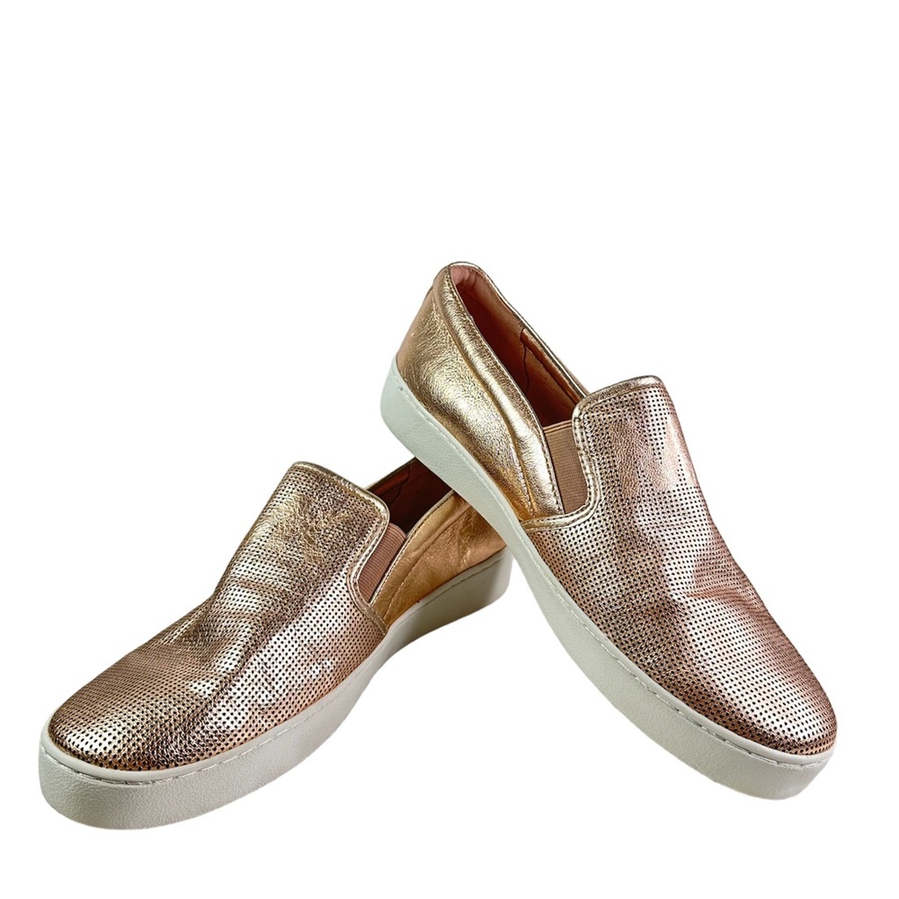 Michael Kors Tyson Rose Gold flat tennis shoes sneakers HJ1TJ
